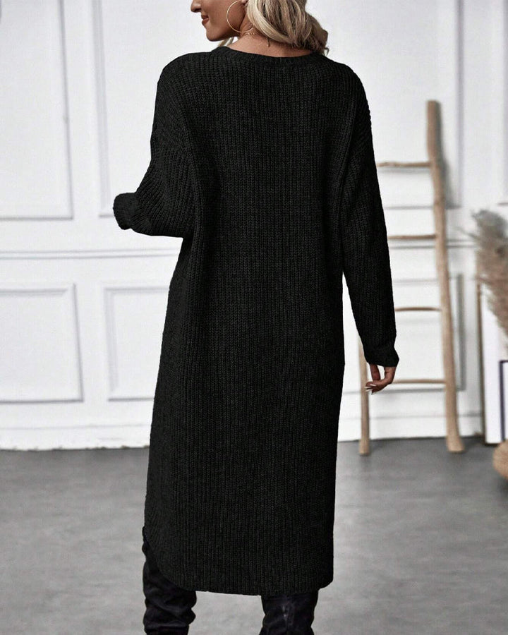 Dorothea | Women's Long Sleeve Asymmetrical Tunic Sweater