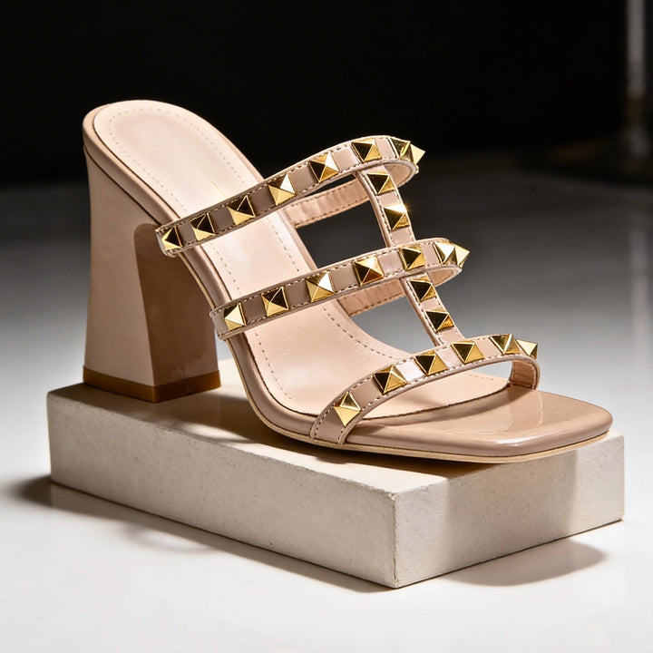 Marcella Aster Chunky Heeled Sandals