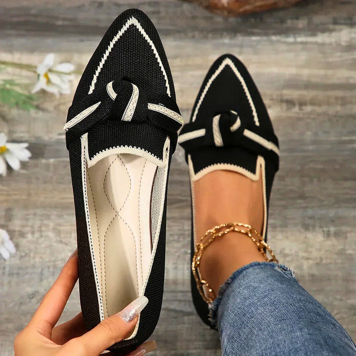 Valentina Knit Ballet Flats