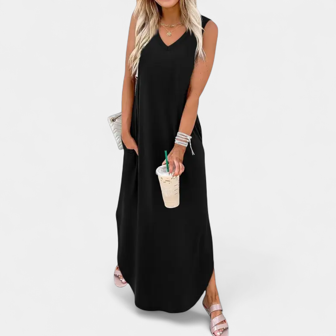 TALLULAH | Flowing Bohemian Floral Maxi Dress
