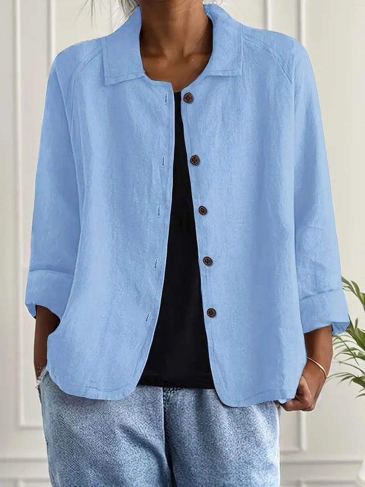 Charlie | Women's Lightweight Relaxed Button-Up Jacket
