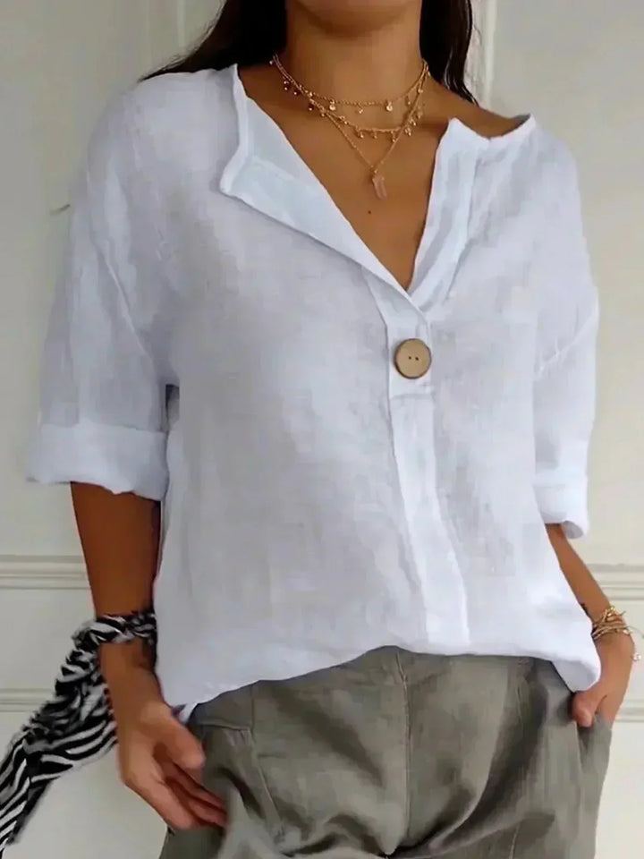 Zamma | Easygoing V-Neck Tee