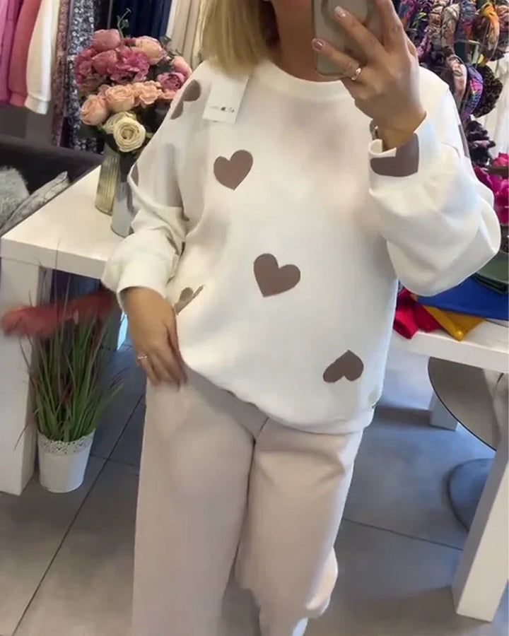 Anais - Heart-Embellished Sweater