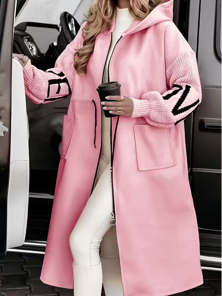Nella | Women's Zip-Up Wool Blend Coat with a Flattering Silhouette