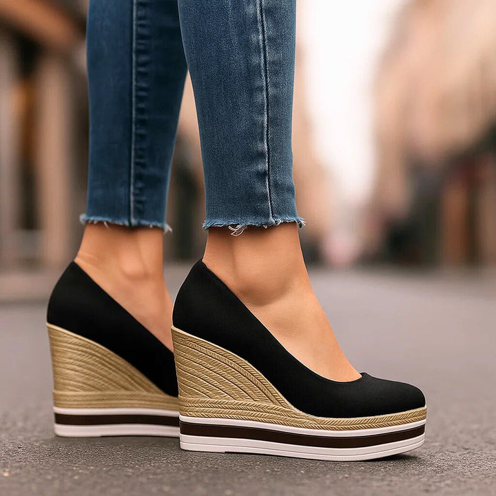 Bordeaux Mila Platform Shoes