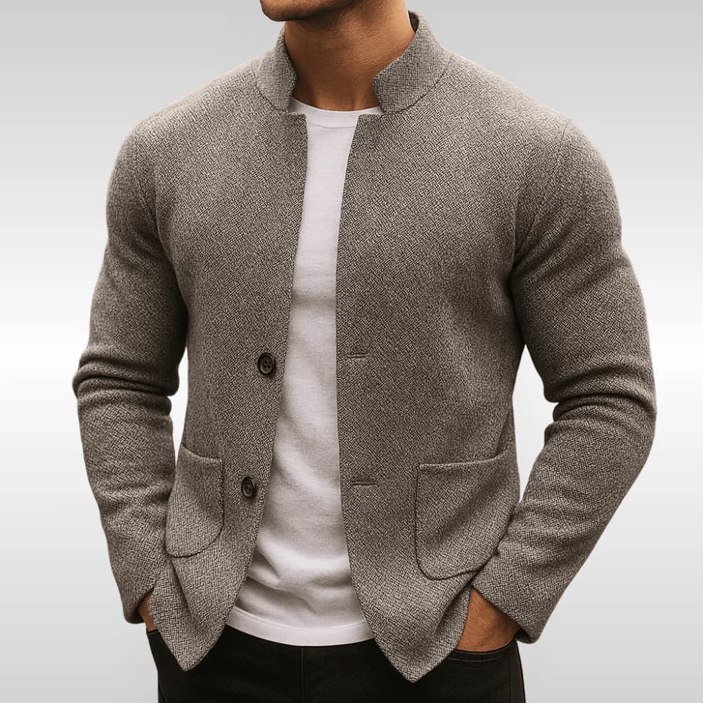 Daan | Textured Knitted Vest