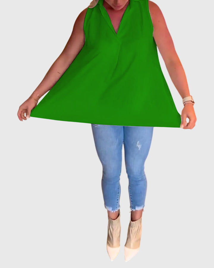 Lina™ | Sleeveless Blouse