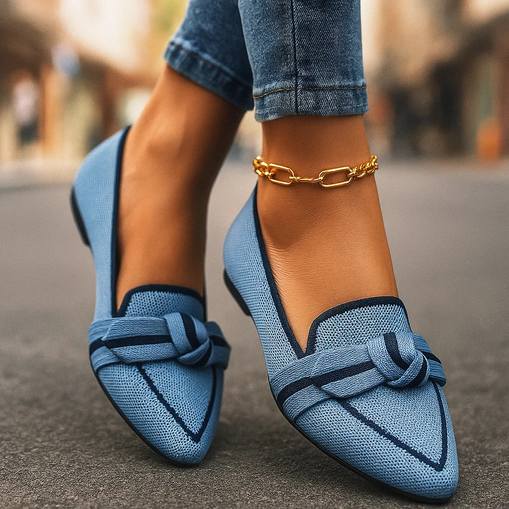 Valentina Knit Ballet Flats