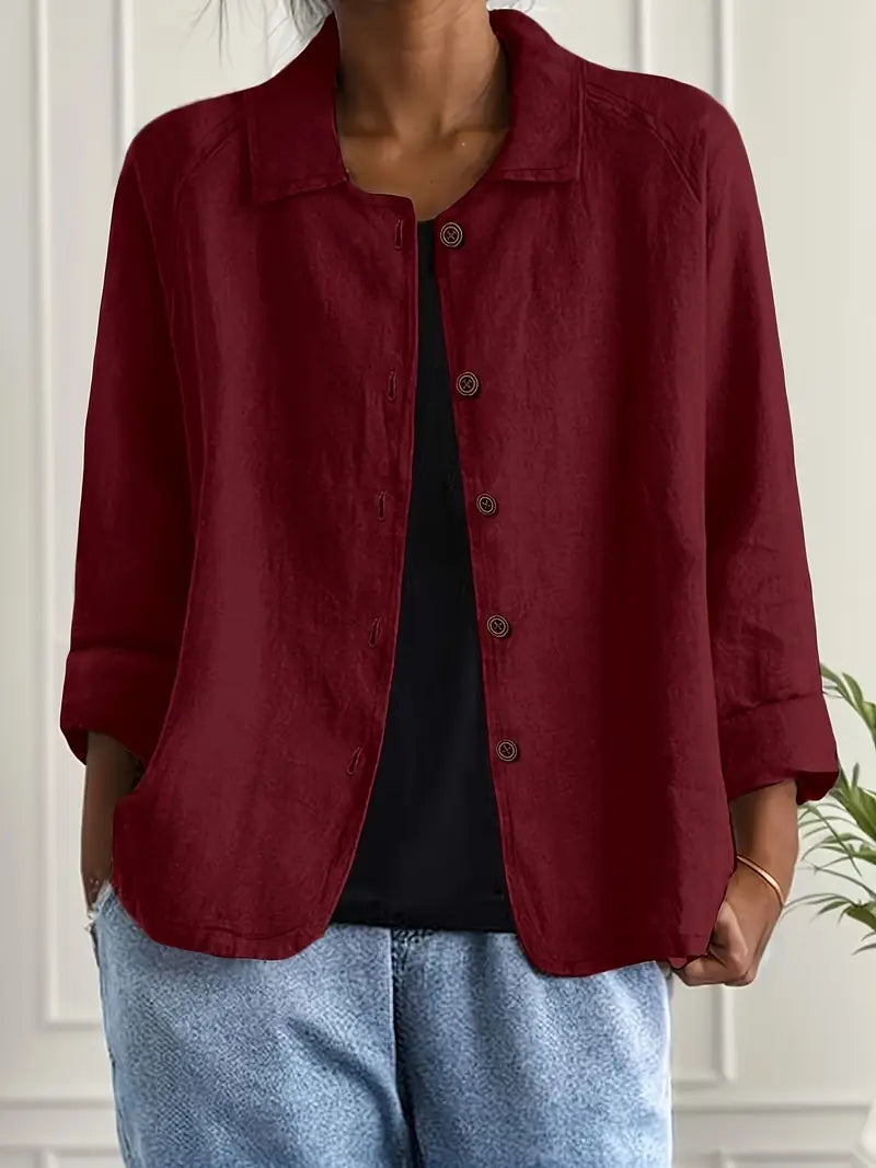Charlie | Women's Lightweight Relaxed Button-Up Jacket