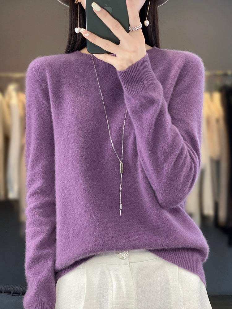 Anette | Soft Cotton Knit Sweater