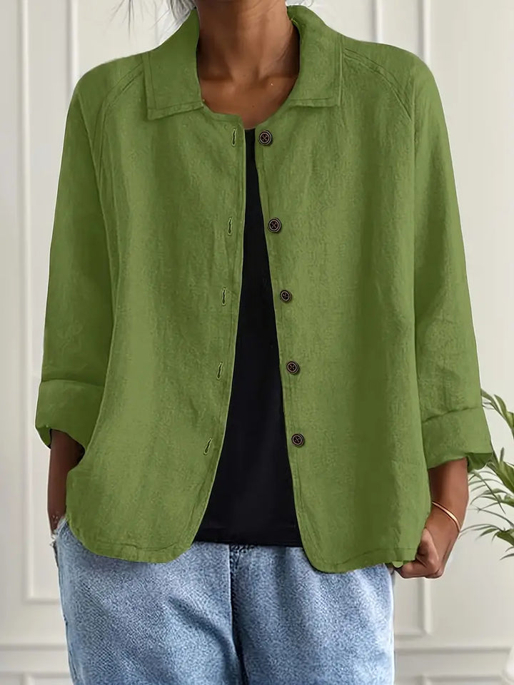 Charlie | Women's Lightweight Relaxed Button-Up Jacket