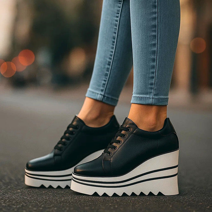 SYLVIE ELEVATED PLATFORM SHOES