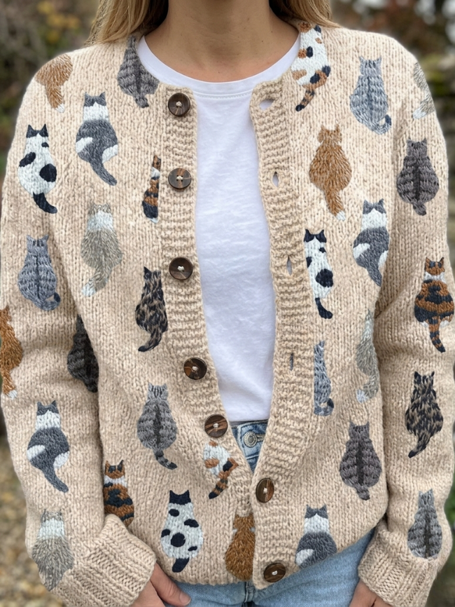 Cordula | Women's Long Sleeve Button-Up Cardigan