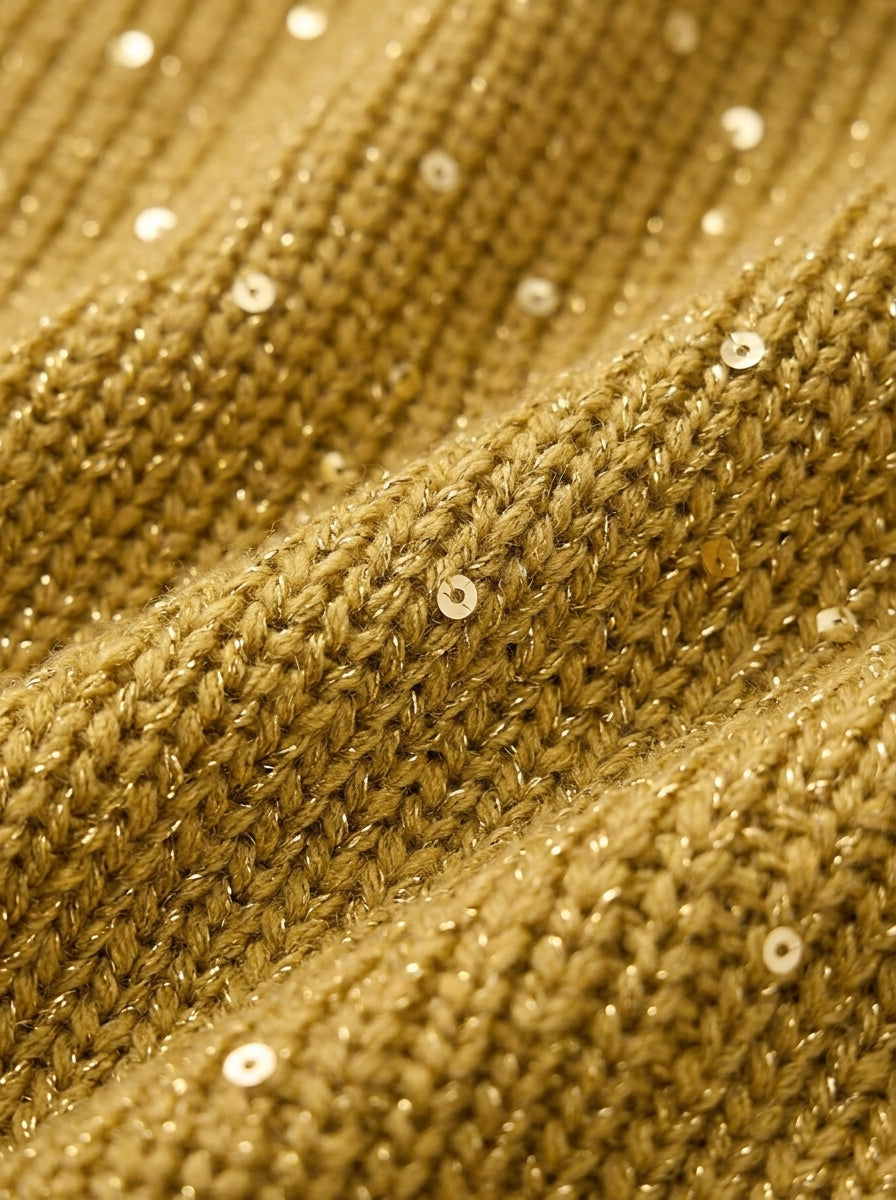 Harper cardigan scalloped hem detail
