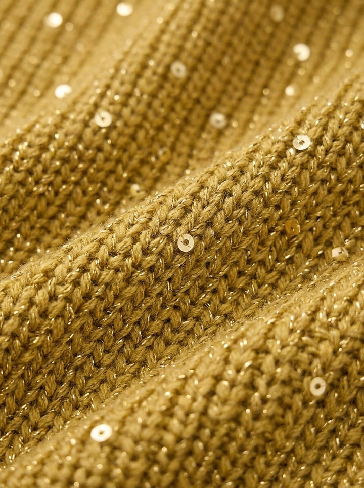 Harper cardigan scalloped hem detail