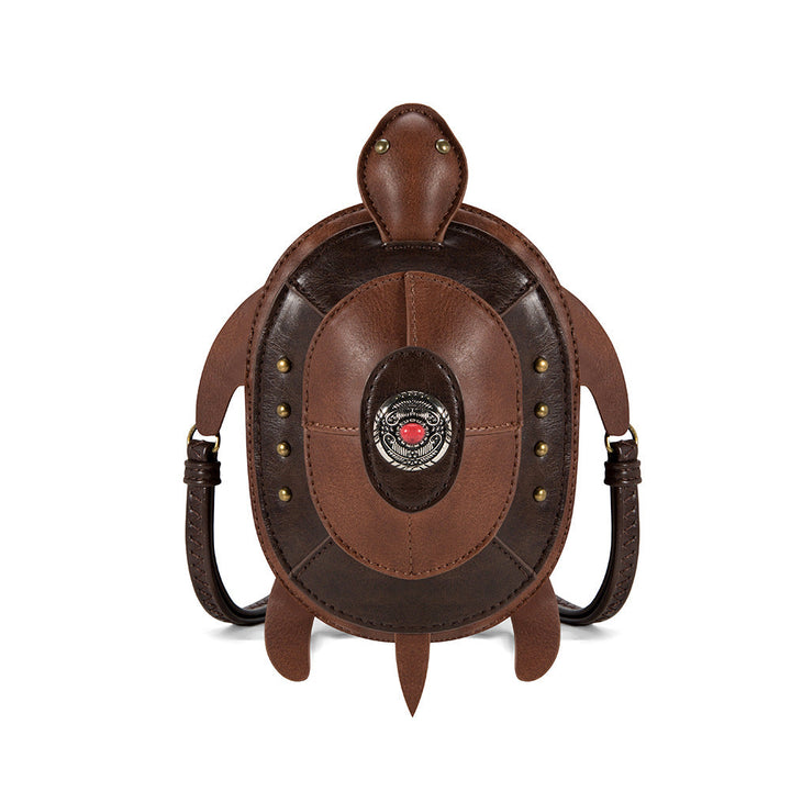 Hazel animal crossbody bag in turtle style