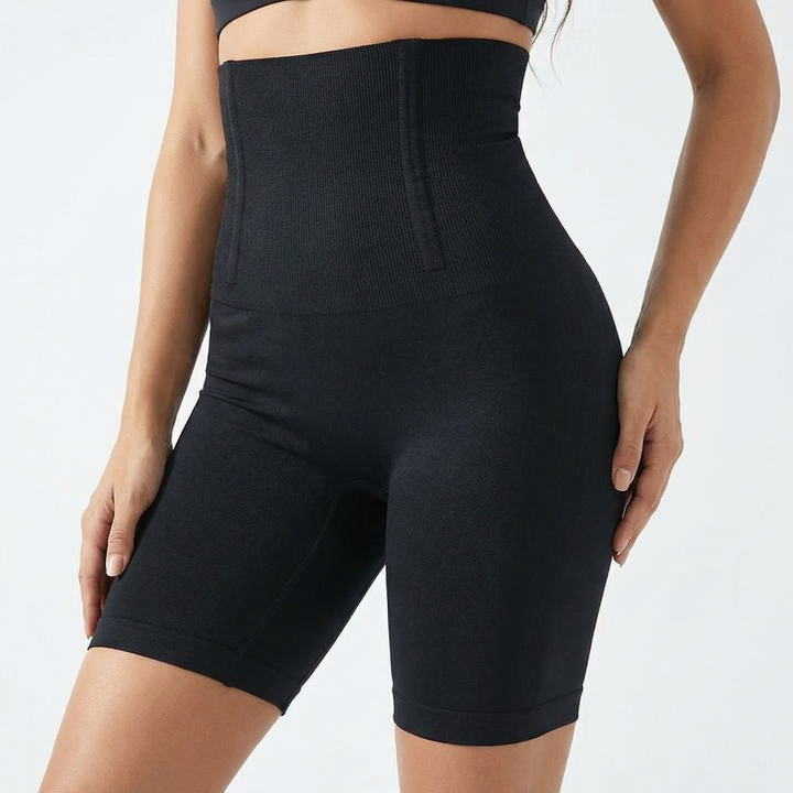 Veluna – High-Waisted Tummy Control Shaping Shorts