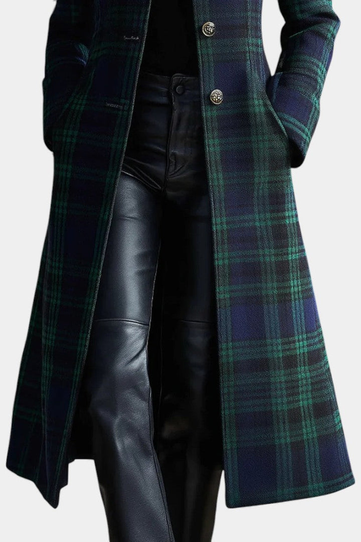 Hayden Rebecca™ | Classic Plaid Elegant Coat
