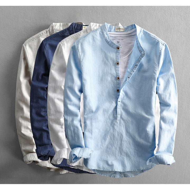 Phil Linen Button-Up Shirt