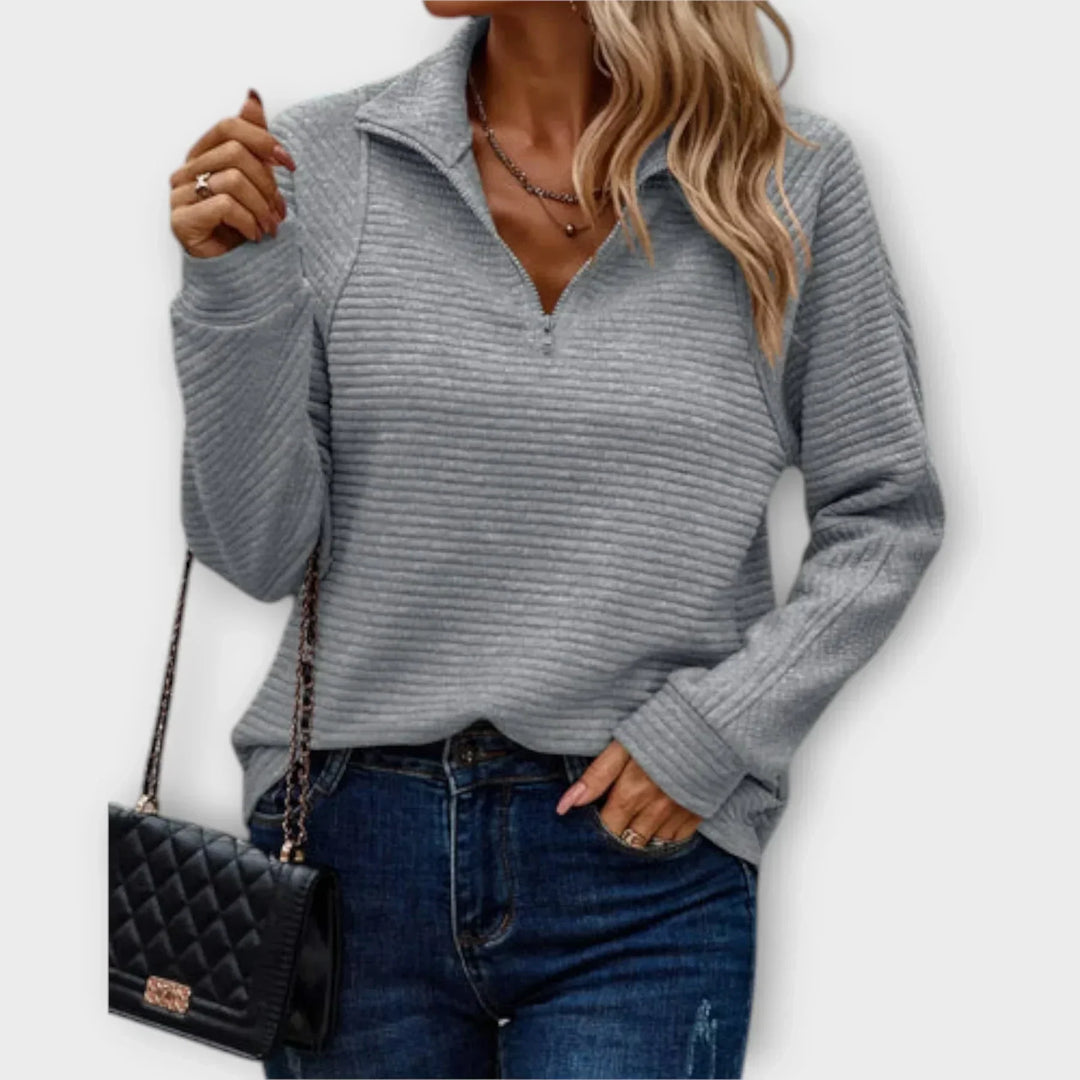 Coraline Women's Half-Zip V-Neck Pullover