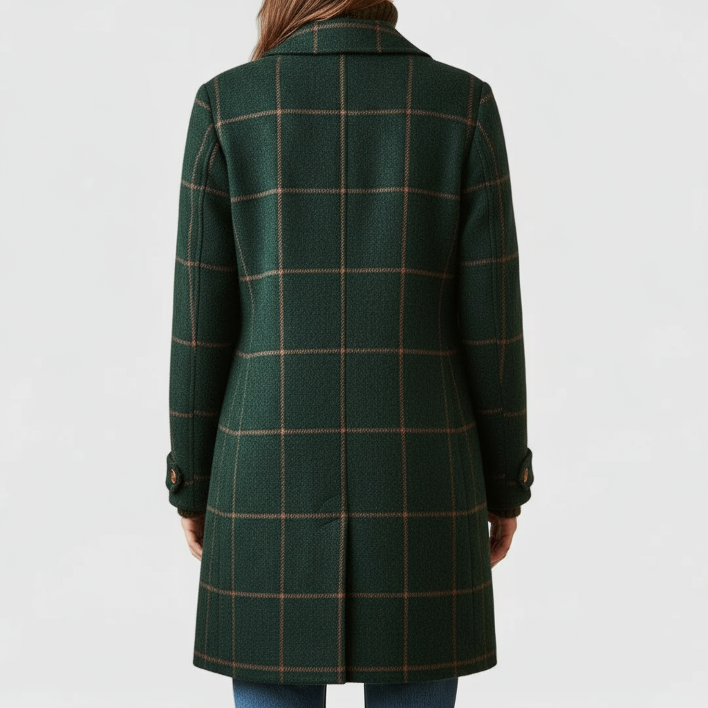 Fiona – Timeless Checked Coat