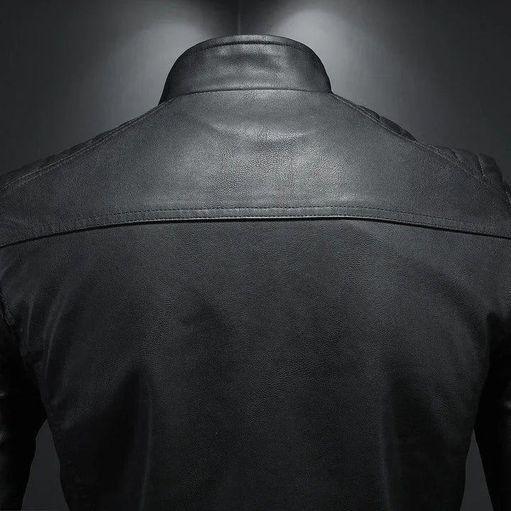 Jacket with High Collar