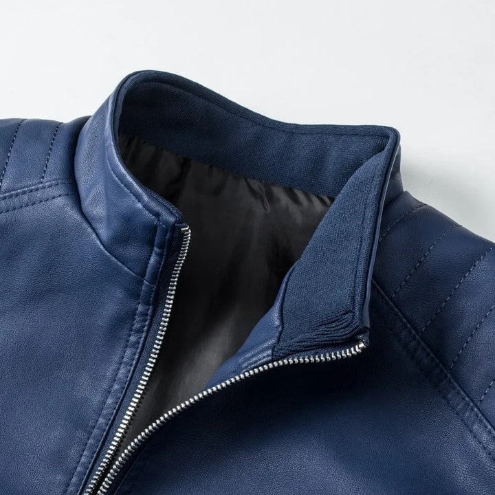 Jacket with High Collar
