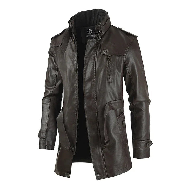 Long and Elegant Motorcycle Jacket