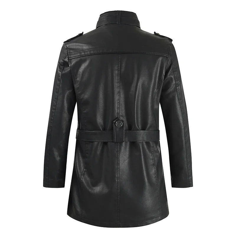 Long and Elegant Motorcycle Jacket