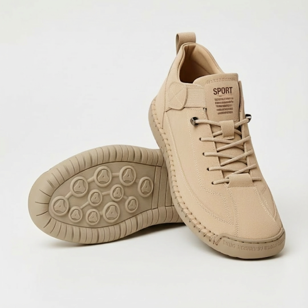 Nora comfort walking shoes in beige