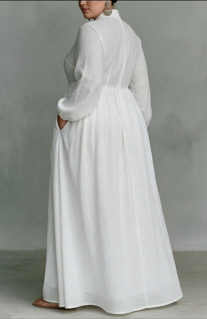 Cordelia | Elegant Button-Down Maxi Dress