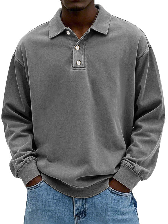 Edgar | Long-Sleeve Polo Shirt
