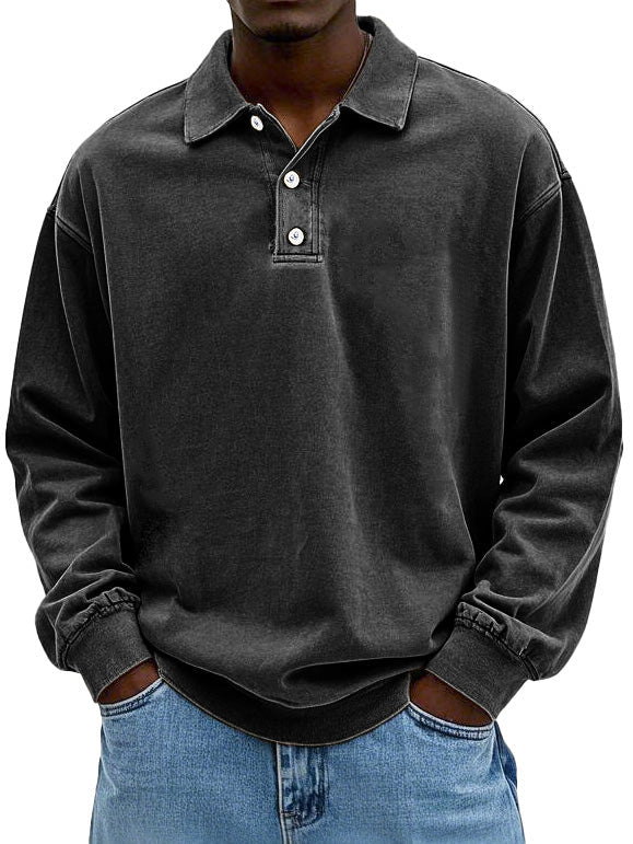 Edgar | Long-Sleeve Polo Shirt