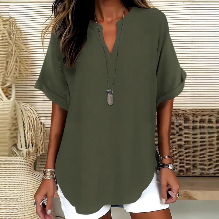 Véronique | V-Neck Blouse