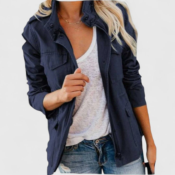 Luna | Women's Lightweight Utility Jacket with Adjustable Drawstring Waist