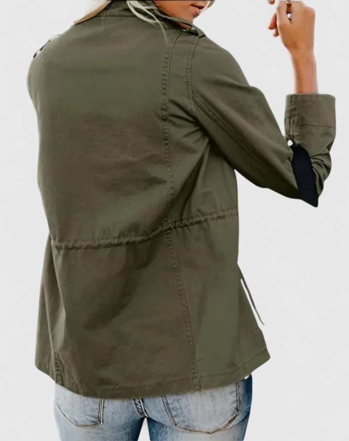 Luna | Women's Lightweight Utility Jacket with Adjustable Drawstring Waist
